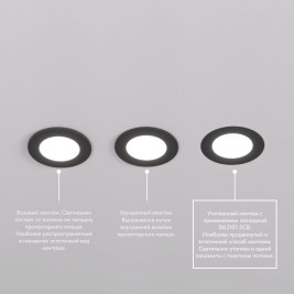 Основание для встраиваемого светильника Denkirs для DK3101 DK3101-SCB