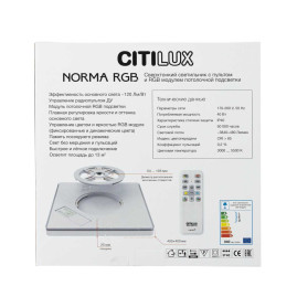 Потолочный светодиодный светильник Citilux Norma CL749K300