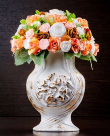 Ваза декоративная &quot;Цветы Аром. Кувшин&quot;