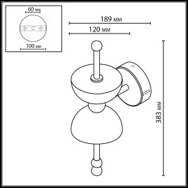 Настенный светильник Odeon Light Feliz L-Vision 6685/7WL