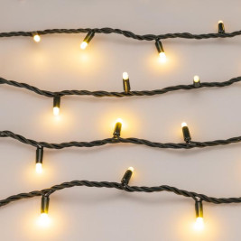 Уличная светодиодная гирлянда Ardecoled нить 230V теплый белый ARD-String-Pro-1000-Green-100Led-Milk-Pulse Warm 031662