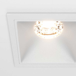Встраиваемый светильник Maytoni Alfa LED DL043-01-10W3K-SQ-W