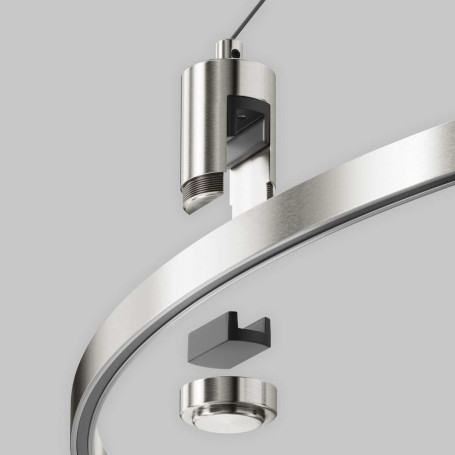 Подвесной набор с основанием под блок питания для круглого шинопровода Maytoni Technical TRA154SW-BB-R-PT