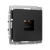Розетка Ethernet RJ-45 cat. 6A экранированная (черный матовый) W5120108/ a069685