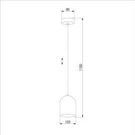 Подвесной светильник TK Lighting 4449 Tempre Black