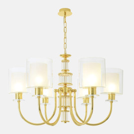 Подвесная люстра Crystal Lux ELENA SP6 GOLD