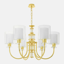 Подвесная люстра Crystal Lux ELENA SP6 GOLD