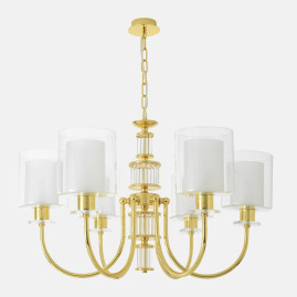 Подвесная люстра Crystal Lux ELENA SP6 GOLD