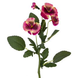 Цветок искусственный &quot;Фиалка&quot;, L14 W8 H38 см