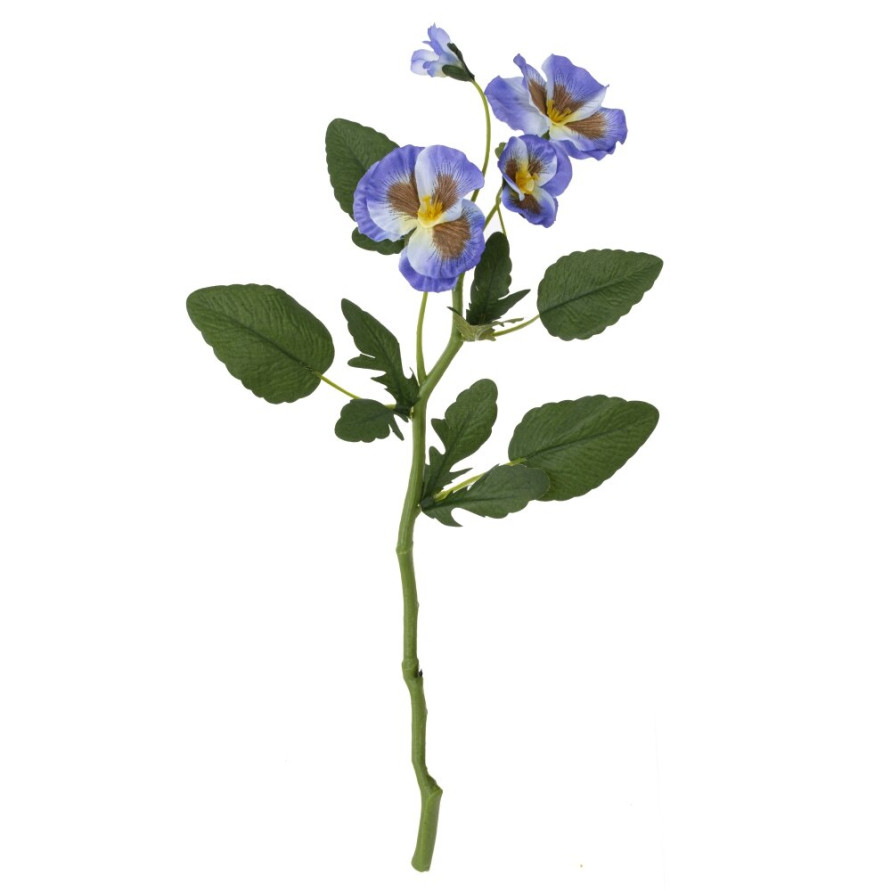 Цветок искусственный &quot;Фиалка&quot;, L14 W8 H38 см