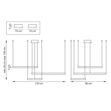 Люстра подвесная Saturno Lightstar 749223