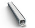 Профиль круглый универсальный с рассеивателем серебро 2м. Apeyron 08-18
