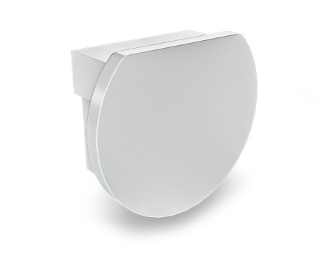 Профиль круглый универсальный с рассеивателем серебро 2м. Apeyron 08-18