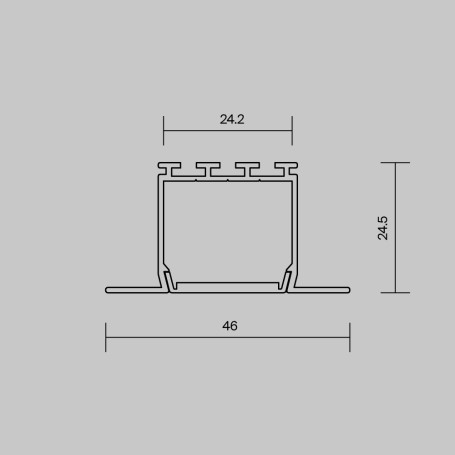 Алюминиевый профиль встраиваемый Maytoni Led Strip 632001