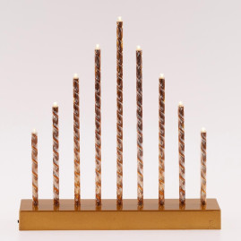 Светодиодная новогодняя фигура ЭРА ENGS-09 Свечи 9 LED Б0051935