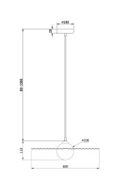 Подвесной светильник Freya Jovian FR5390PL-01B