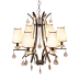 Подвесная люстра Lumina Deco Glamour LDP 66247-6 WT+CHR