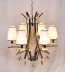 Подвесная люстра Lumina Deco Glamour LDP 66247-6 WT+CHR