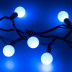 Уличная светодиодная гирлянда Ardecoled шарики 230V синий ARD-Ball-Classic-D23-20000-Black-160Led Blue 025629