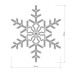 Светодиодная фигура Ardecoled Снежинка ARD-Snowflake-M3-920X920-432Led White 025306