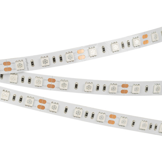 Светодиодная лента Arlight 14,4W/m 60Led/m 5060SMD синий 5M RT-B60-10mm 12V Blue 012336(2)