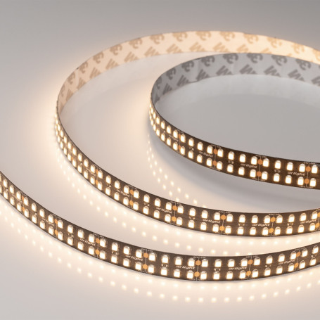 Светодиодная лента Arlight 4W/m 320Led/m 2835SMD теплый белый 5M RT-A320-BLACK-15mm 24V Warm3000 CRI98 032615(2)