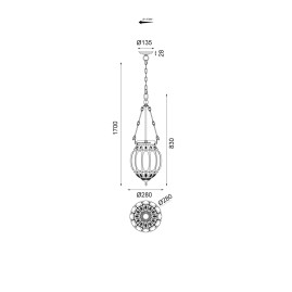 Подвесной светильник Vele Luce Helen VL4266P23