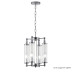 Подвесная люстра Crystal Lux TOMAS SP4 CHROME