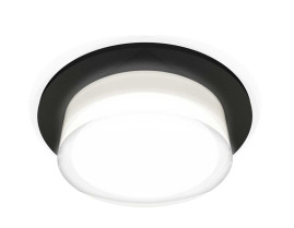 Комплект встраиваемого светильника Ambrella light Techno Spot XC7622043 SBK/FR/CL черный песок/белый матовый/прозрачный (C7622, N7160)