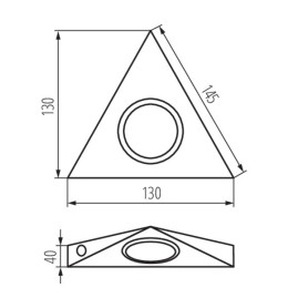 Мебельный светильник Kanlux ZEPO LED-T02/S-C/M 4386