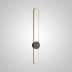 Настенный светильник Imperium Loft Heidy L H90 Brass Black 230862-23
