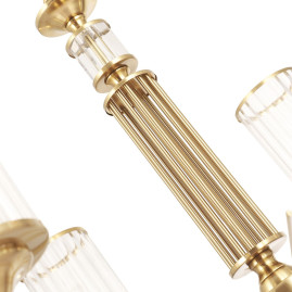 Подвесная люстра Crystal Lux Gloria SP6 Brass
