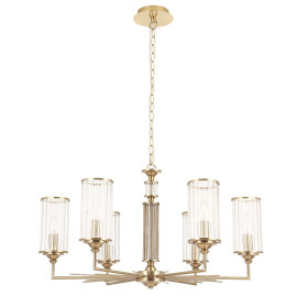 Подвесная люстра Crystal Lux Gloria SP6 Brass