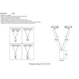 Трековый светильник Crystal Lux CLT 0.31 014 BS