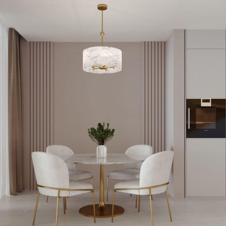 Подвесная люстра Eurosvet Brume 60174/5 латунь a069024