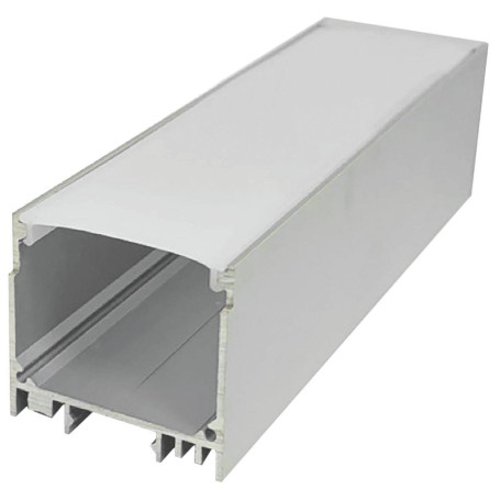 Профиль алюминиевый универсальный с рассеивателем серебро 2м. Apeyron 08-23