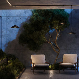 Уличный трековый светильник Maytoni Outdoor O-TR01-1-P-12WB3K