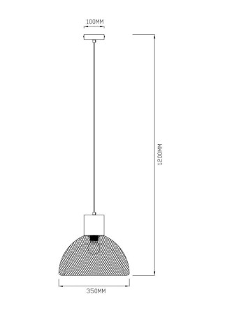 Подвесной светильник Arte Lamp Castello A7046SP-1BK