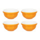 Набор чаш Cane, 9,5 см, 4 шт, оранжевый