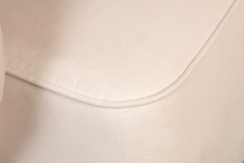 Кресло Olten велюровое кремовое