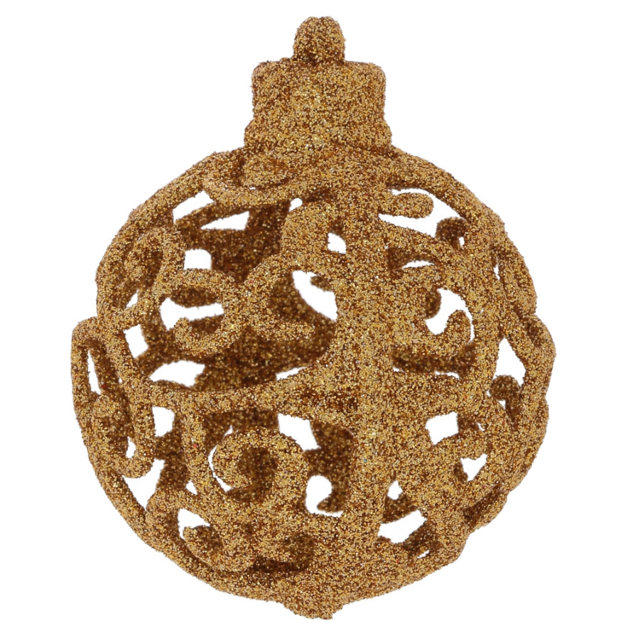 Набор из 6шт Украшение новогоднее &quot;Шар&quot;, D 6 см, L6 W6 H7 см