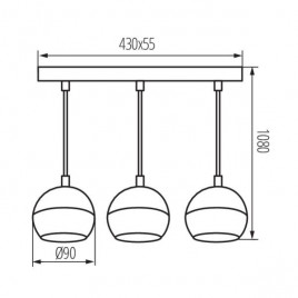 Подвесной светильник Kanlux Galoba 33684
