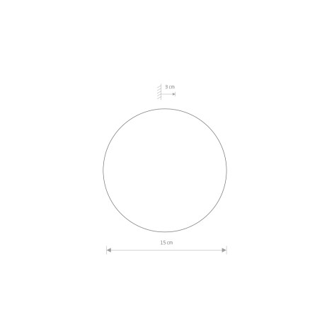 Настенный светильник Nowodvorski Ring Led S Satine Chocolate 10315