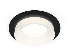 Комплект встраиваемого светильника Ambrella light Techno Spot XC7622044 SBK/FR черный песок/белый матовый (C7622, N7165)