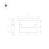 Трековый светодиодный светильник Arlight Mag-Orient-Flat-Fold-S195-6W Warm3000 035854