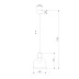 Подвесной светильник TK Lighting 588 Mango