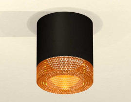 Комплект накладного светильника Ambrella light Techno Spot XS7402014 SBK/CF черный песок/кофе (C7402, N7195)