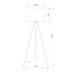 Торшер TK Lighting 6637 Umberto
