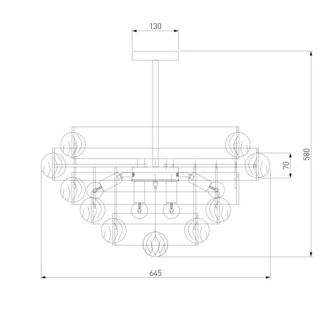Потолочная люстра Bogates 295/10
