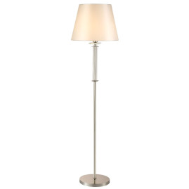 Торшер Crystal Lux Nicolas PT1 Nickel/White